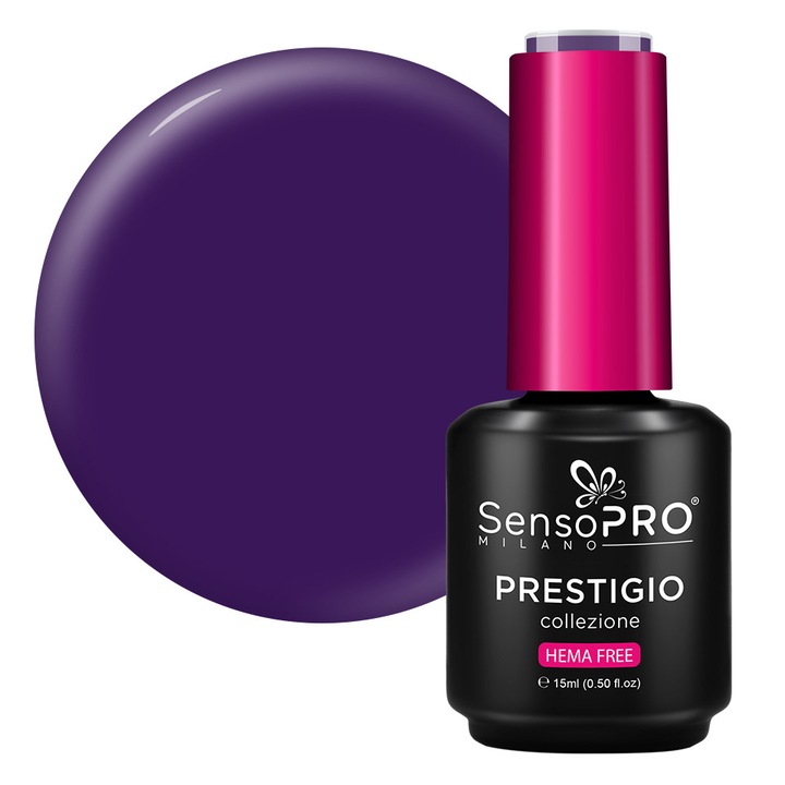 Oja Semipermanenta PRESTIGIO SensoPRO Milano - Purple Smoothie 15ml