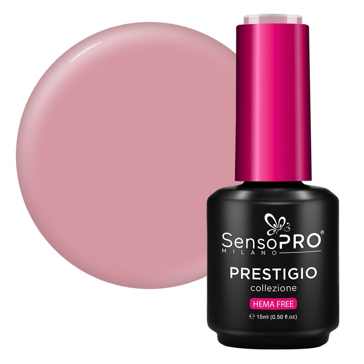 Oja Semipermanenta PRESTIGIO SensoPRO Milano - Rose Powder 15ml