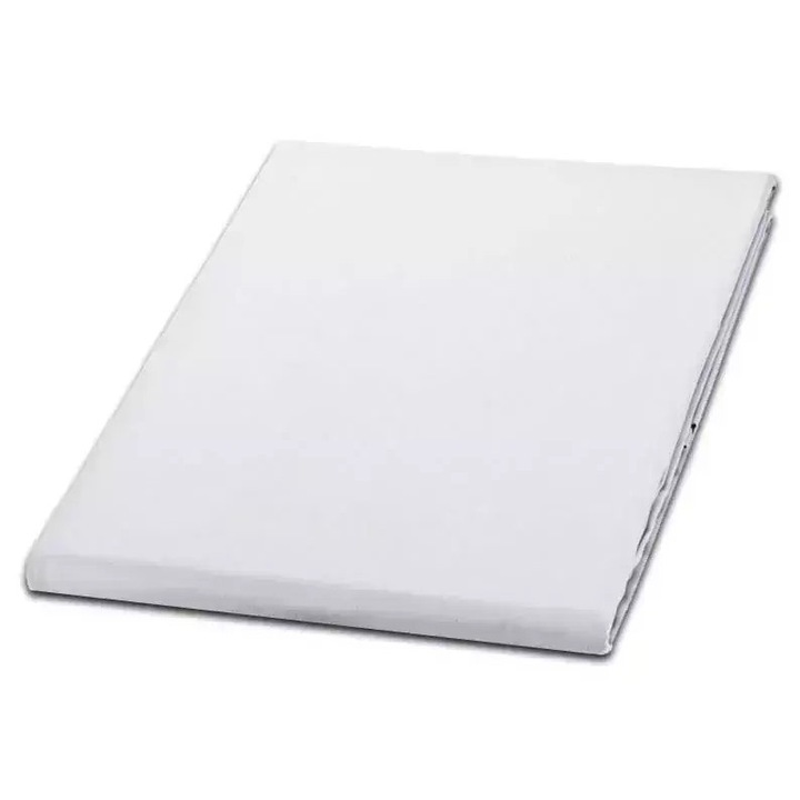 Cearsaf bumbac 160x240 Noris alb optic Faro