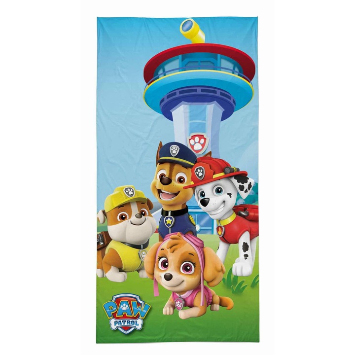 Детска хавлия Detexpol 70x140см памук синьо зелено многоцветно