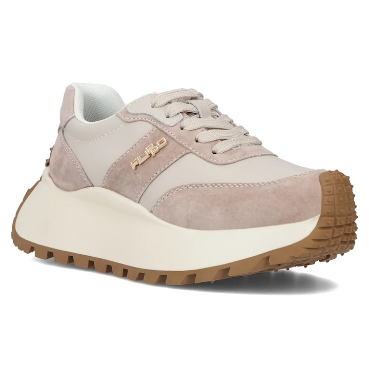 Női tornacipő, Filippo, bőr, kényelmes, tavaszi, fűzős, 36 EU