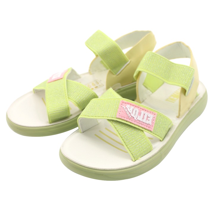 Сандали E01X-2 116886, Жълт