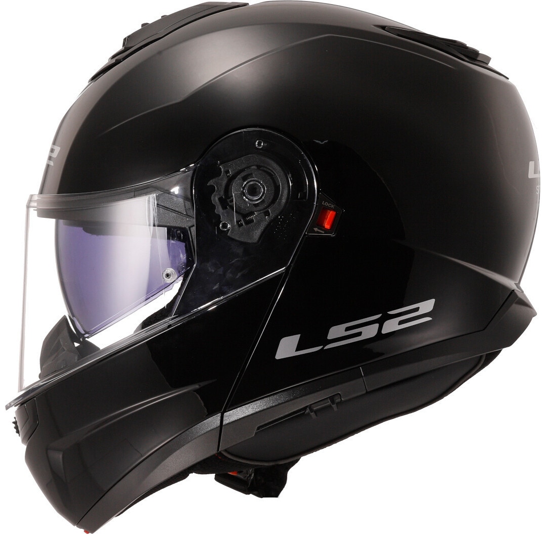 Casca moto Flip-up LS2 FF908 Strobe II Gloss Black marime S - eMAG.ro