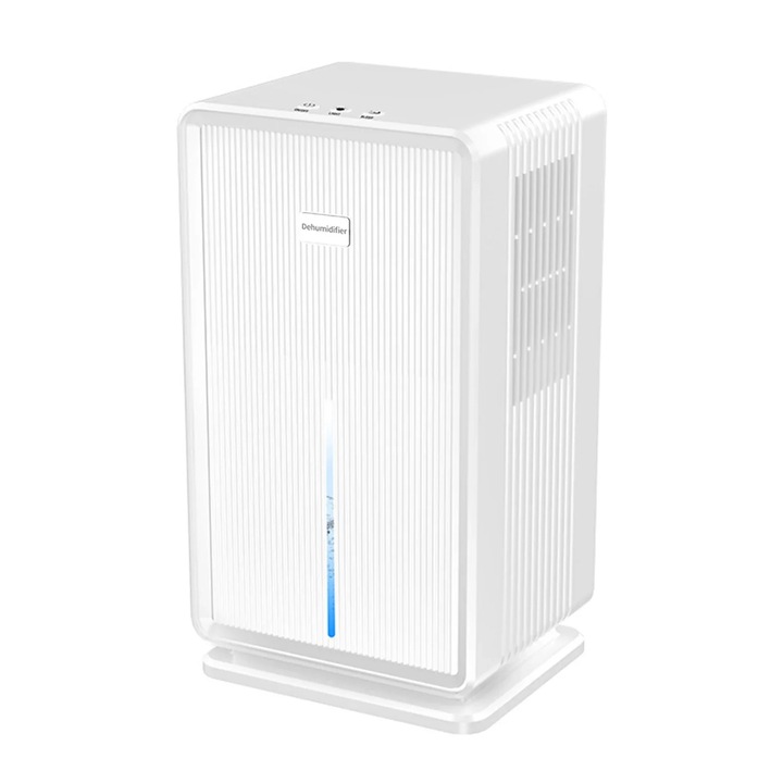 Otthoni páramentesítő, Elektromos légszárító Nedvességelnyelő Légfrissítő 3L Víztartály Fürdőszobához - Fehér