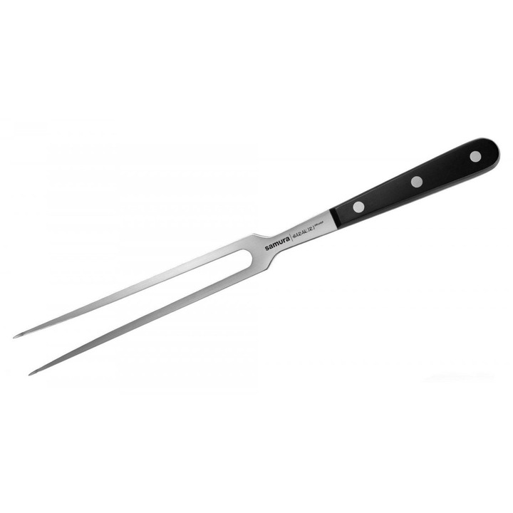 Furculita pentru carne Samura Harakiri, 20.8cm, inox, ergonomic