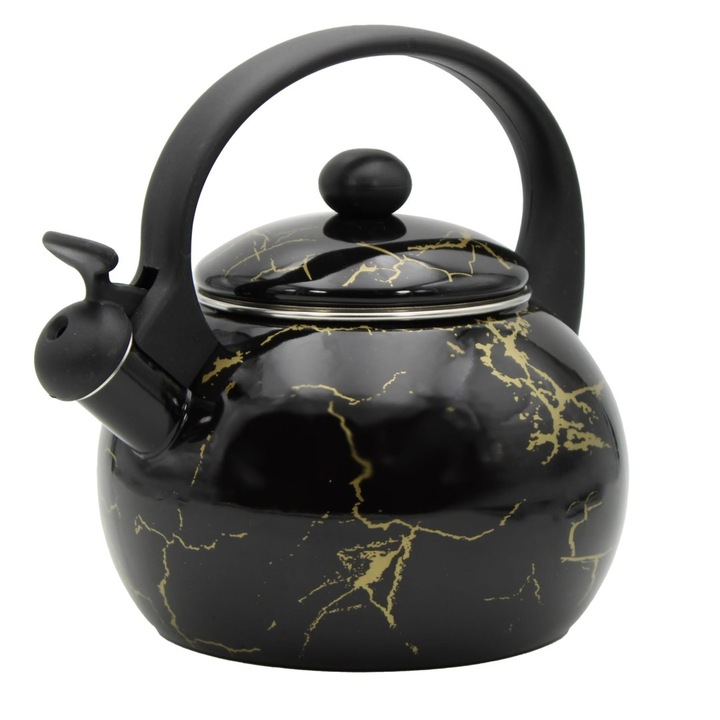 Ceainic, 2.2 L, Brunbeste, negru, dimensiuni potrivite pentru utilizare zilnica