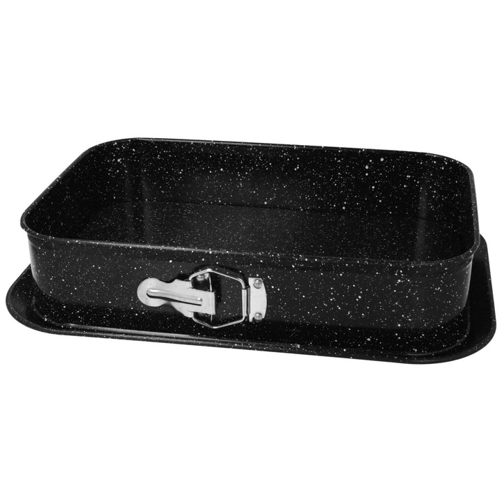 Sütőlap, Brunbeste, 31x22,5x7cm, fekete, levehető aljjal