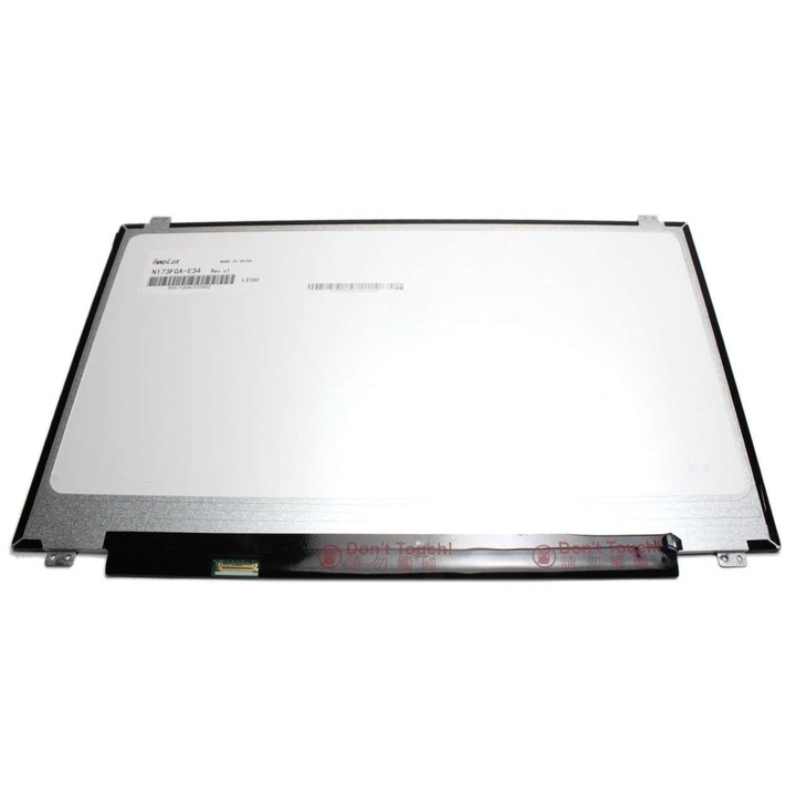 Kompatibilis laptop kijelzők: Samsung AUO B173RTN02.0, AUO B173RTN02.1, AUO B173RTN02.2, BOE NT173WDM-N11, BOE NT173WDM-N21, InnoLux N173FGA-E34