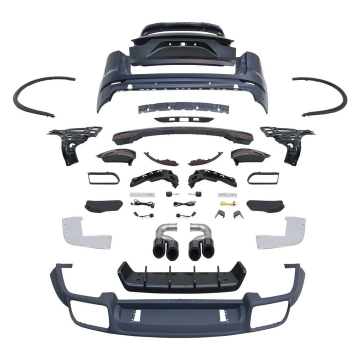 Turbó poggyászfelújítás – Porsche Cayenne (2011-2014, stílus 2019+)