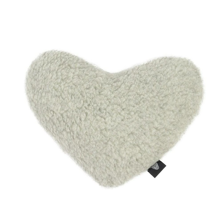 Perne decorative, Kampol, 30x30cm, gri deschis, set 2 bucati