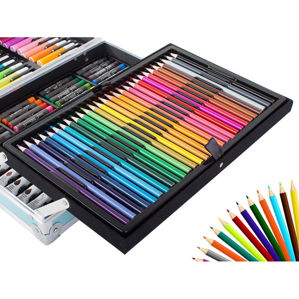 Set pictat si desen, Zola, 145 piese, gentuta depozitare stil