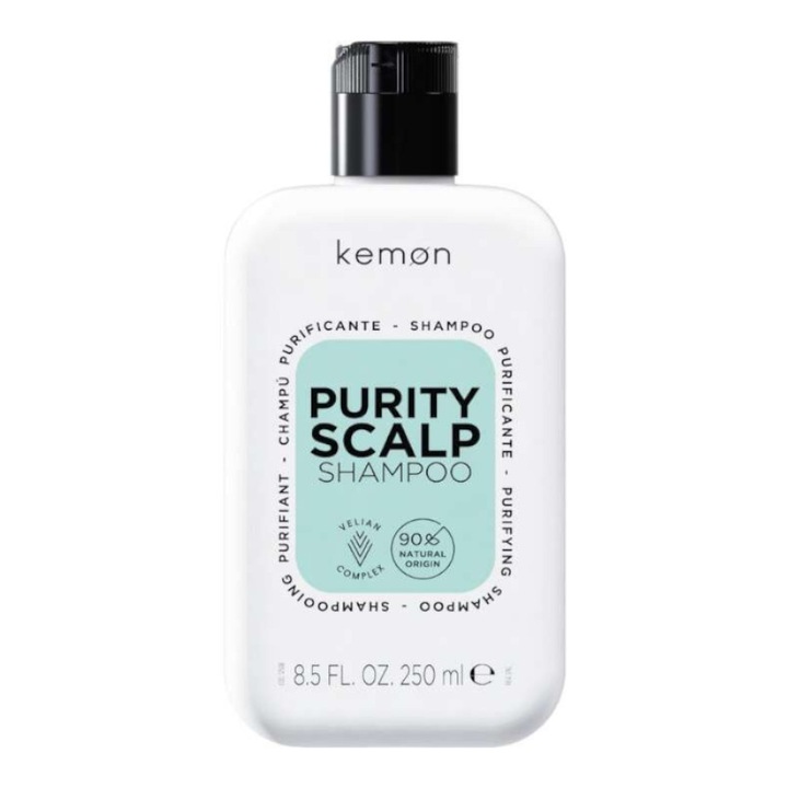 Kemon Purity fejbőr sampon zsíros fejbőrre, természetes agyaggal, 250ml