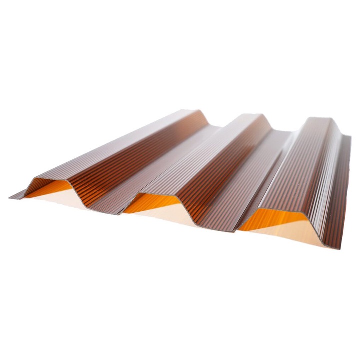 Policarbonat Polyplast Puls ML trapez 76/18 maro 2000*1060 mm - grosime 1mm