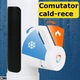Robinet Electric Instant SIKS Cu Incalzire Instantanee a Apei, Afisaj LCD al Temperaturii, RY042, Cu Montare Chiuveta, Design Modern, Alb