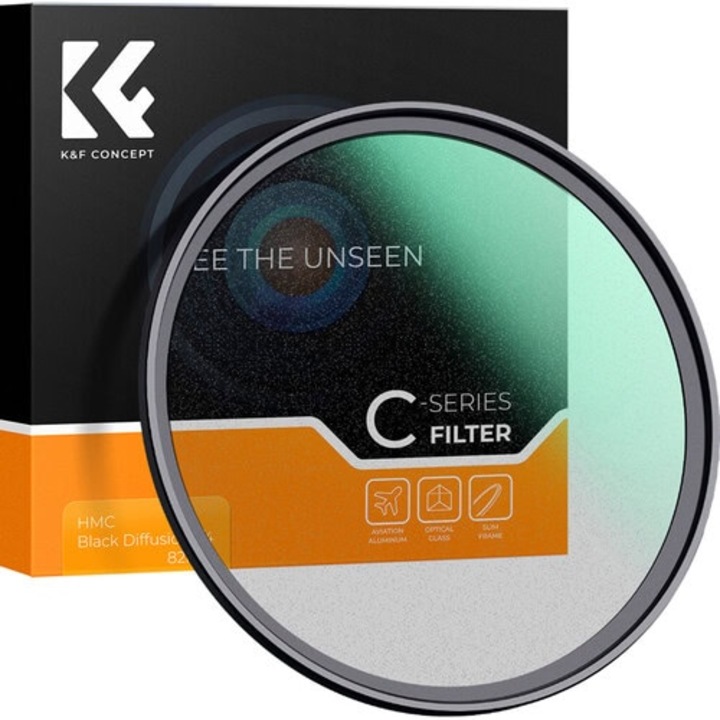 Filtru K&F Concept Black Diffusion 1/4 C-Series Filter 52mm