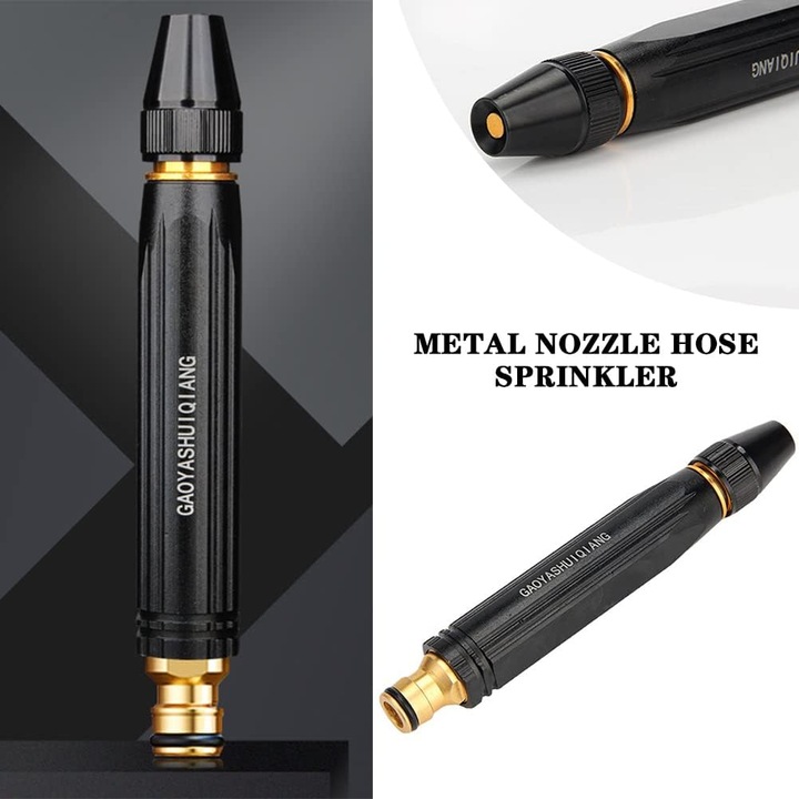 Pistol de stropit duza pentru furtun cu 3 moduri de Presiune si Inalta Presiune pulverizare precisa