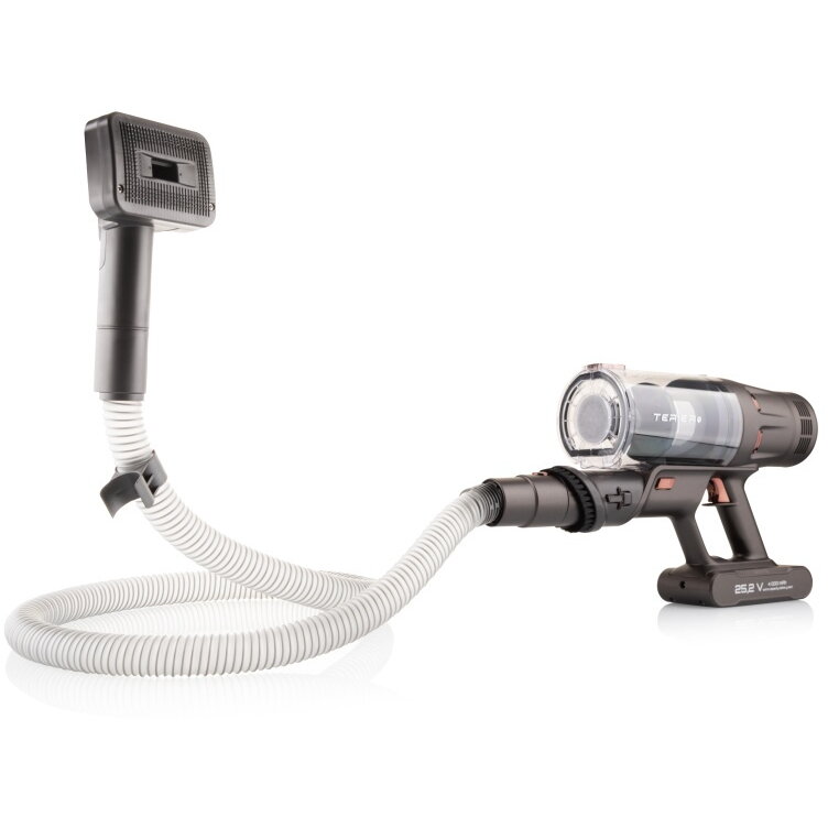 Aspirator vertical 3 in 1 ETA Terier 5247 90000, motor digital 500 W, baterie Li-Ion 25, 2 V, afisaj OLED, maro