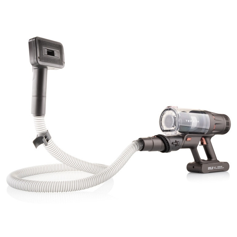Aspirator vertical 3 in 1 ETA Terier 5247 90000, motor digital 500 W, baterie Li-Ion 25, 2 V, afisaj OLED, maro