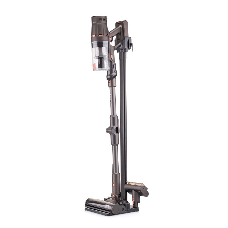 Aspirator vertical 3 in 1 ETA Terier 5247 90000, motor digital 500 W, baterie Li-Ion 25, 2 V, afisaj OLED, maro