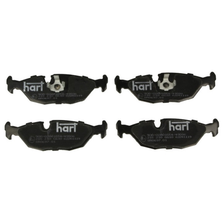 Комплект спирачни накладки, HART, 215 210