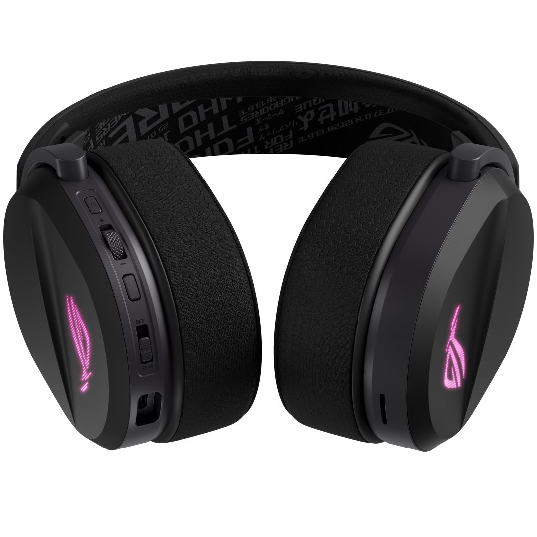 Casti wireless ASUS ROG Pelta, Bluetooth, microfon, negru, 2.0, USB-C