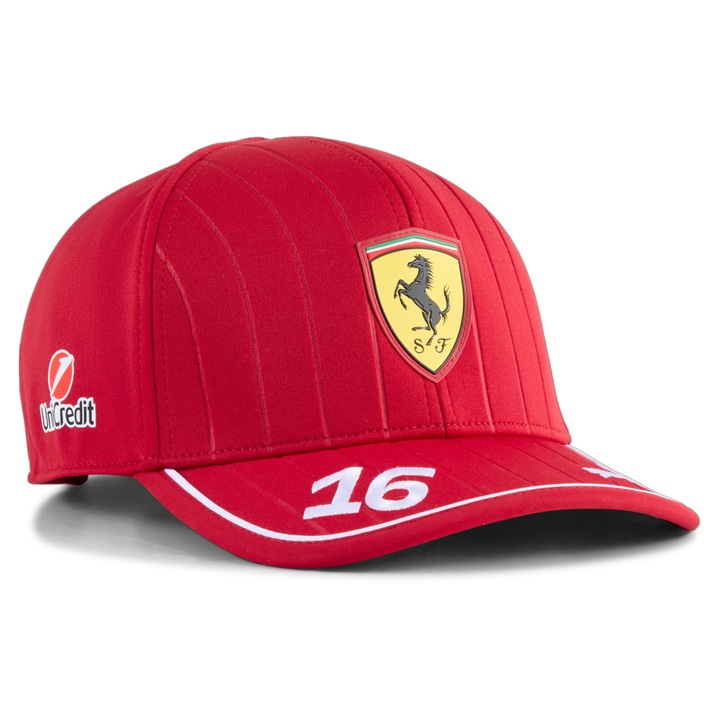 Шапка Puma Scuderia Ferrari F1 2025 Charles Leclerc, One size, Червен