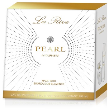 Set La rive Pearl woman apa de parfum edp 75 ml si deodorant 150 ml