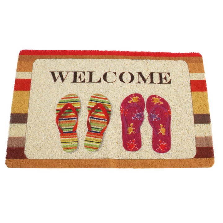 Beltéri lábtörlő 48x77 'papucsos'