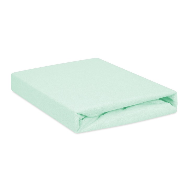 MATEX matrachuzat, vízálló, 160x200x20cm, frottír, zöld