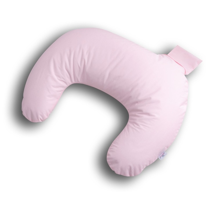 Perna pozitionare BabyMatex, impermeabila, antialergica, 150 cm, roz
