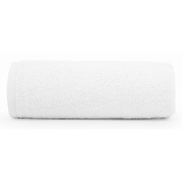 Prosop de baie Detexpol Primo 50x90cm, bumbac, 450 g/m2, alb