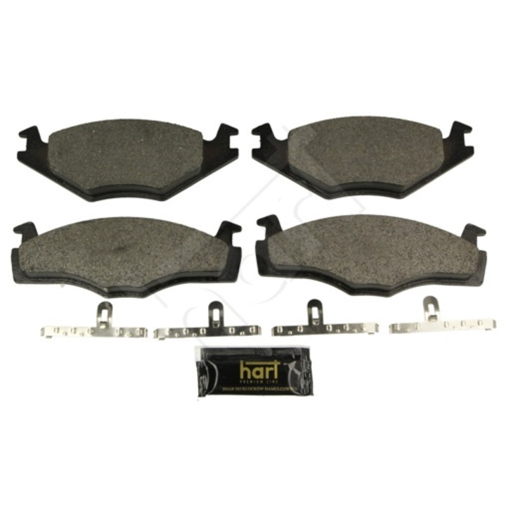 Fékbetét készlet, Hart, 19,7 mm x 49 mm, tárcsafékek