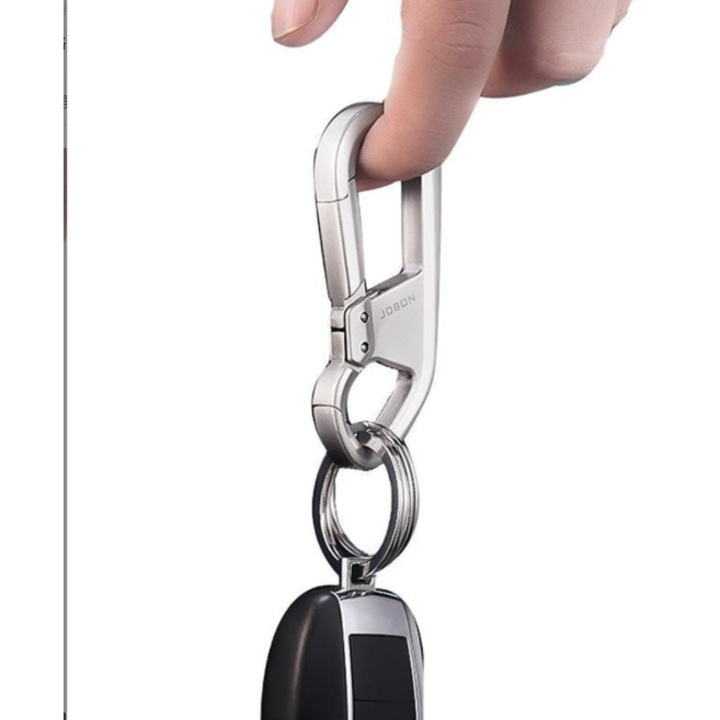 Breloc cu carabina colorat, Enforose, rezistent la compresie, carlige cu eliberare rapida