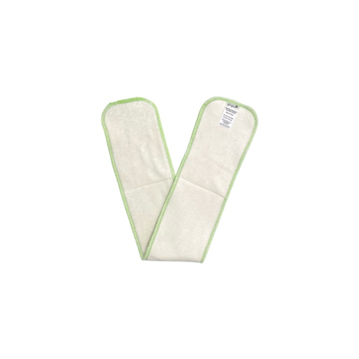 Абсорбиращи превръзки Pupus, дълъг комплект, 63x11 см, 80% бамбук и 20% памук, силно абсорбиращи, 4 слоя