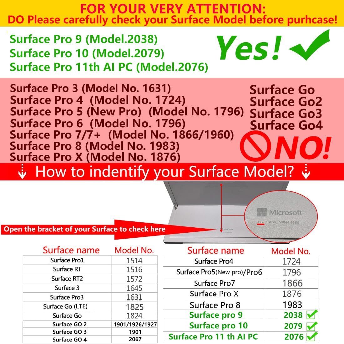 Husa tablete, neagra, 13", pentru Microsoft Surface Pro 9/10/11, design subtire, rezistent la zgarieturi, set inclus