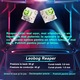Механична геймърска клавиатура AULA F75, Leobog Reaper, Градиентно сиво, Контролен бутон, RGB подсветка, с възможност за гореща смяна, геймърска клавиатура, безжична/BT/2.4G/кабел, гравирани български букви