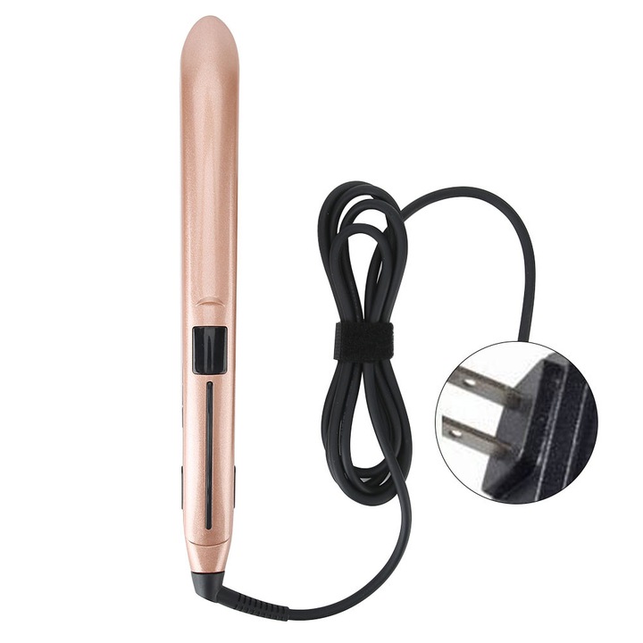 Indreptator de par electric Fokelyi, temperatura ajustabila 140-230C, placi ceramice, design compact