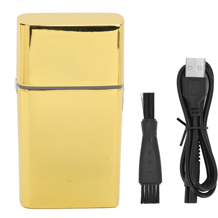 Elektromos borotva dugattyúval és USB töltéssel, LED-del
