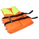 Vesta de salvare pentru copii, ajustabila, material poliester, portocaliu