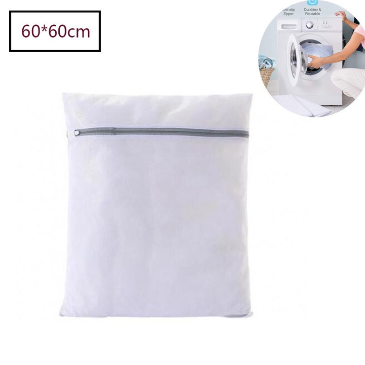 saci de rufe, pachet de 2 plasa de rufe extra mare cu fermoar rezistent