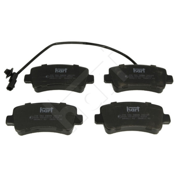 Fékbetét készlet, HART, 250 594