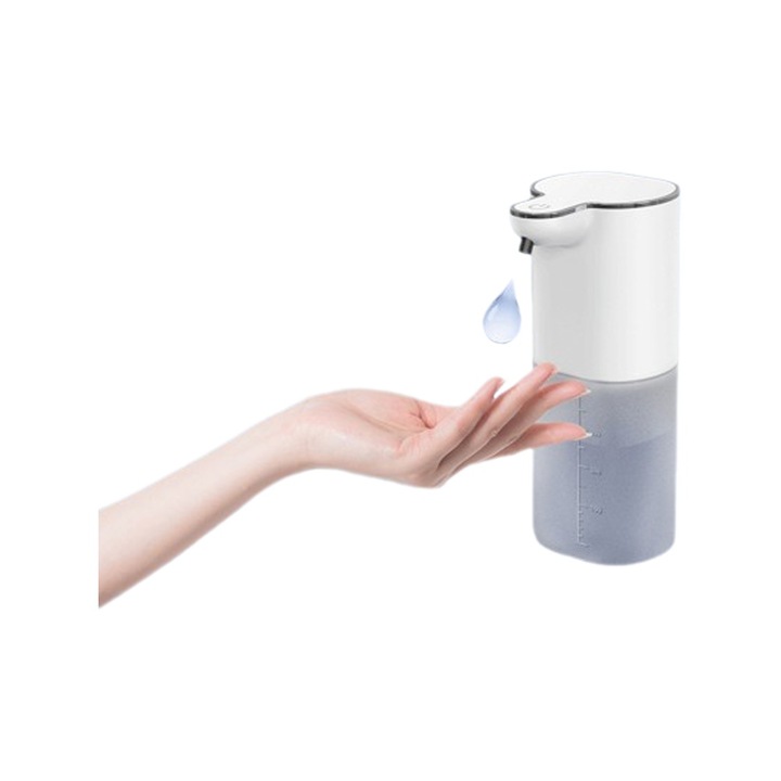 Dispenser de sapun automat P9, Zeaicos, design montabil pe perete, functie de spray antibacterian, material sintetic