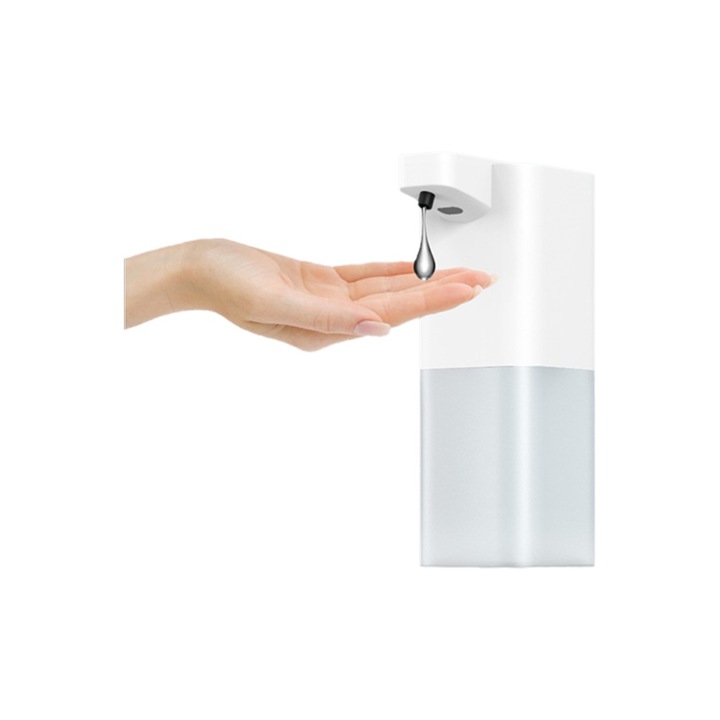 Dispenser automat de spuma Zeaicos, design durabil, alimentare reincarcabila, utilizare versatila, sintetic