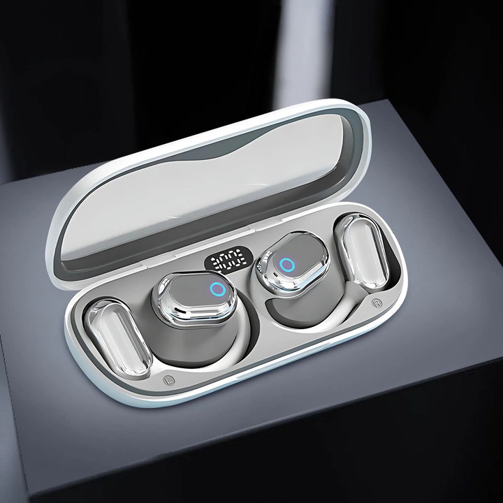 YANYXR Bluetooth 5.4 vezeték nélküli fejhallgató, zajszűrős, fekete, on-ear