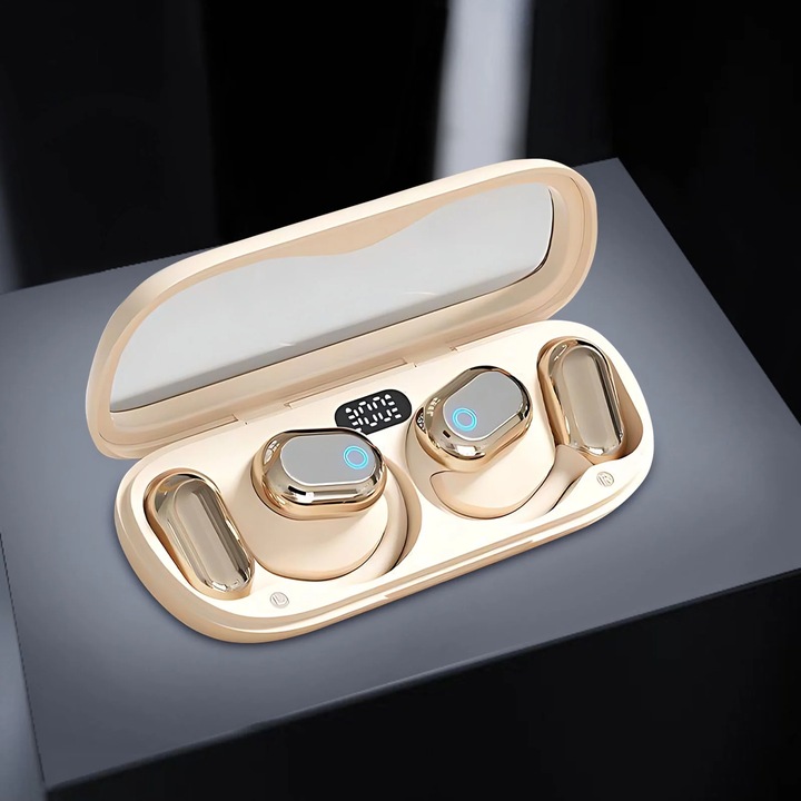 YANYXR Bluetooth 5.4 vezeték nélküli fejhallgató, zajszűrős, fekete, on-ear