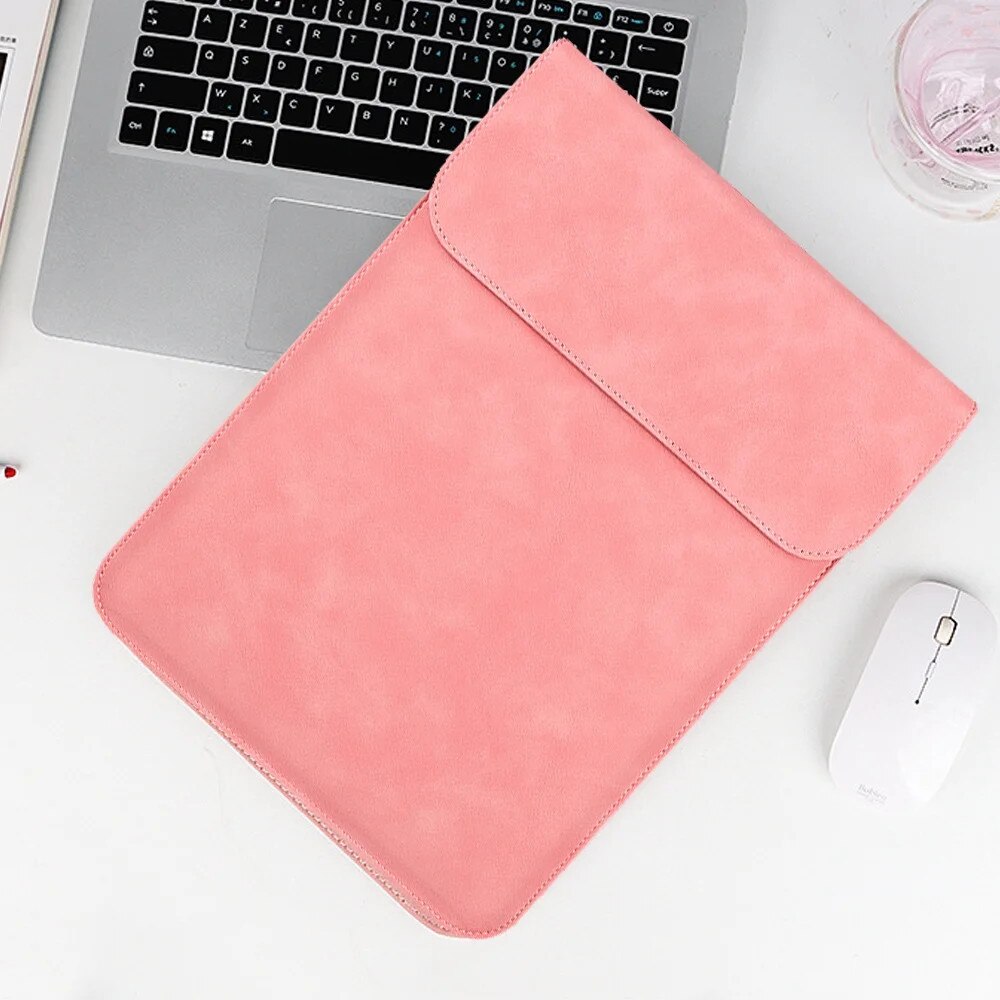 Husa laptop YANYXR 13.3 inch roz rezistenta la apa si uzura verticala