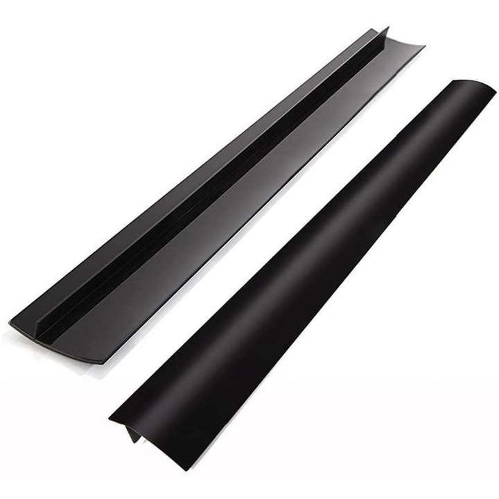 Set 2 benzi etansare silicon, YANYXR, negru, 53x2cm