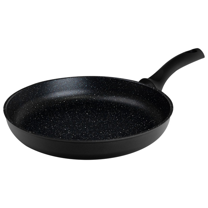 Remoska Europa serpenyő 24 cm, gránit, fekete, 4.5 mm, minden típusú főzőlaphoz