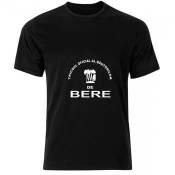 Tricou imprimat unisex, Tricoul oficial al bautorilor, bumbac 100%, S Tricou imprimat unisex, Tricoul oficial al bautorilor, bumbac 100%, S