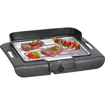 Grill electric, Clatronic BQ 3507 , 2000 W, control temperatura , Negru Grill electric, Clatronic BQ 3507 , 2000 W, control temperatura , Negru